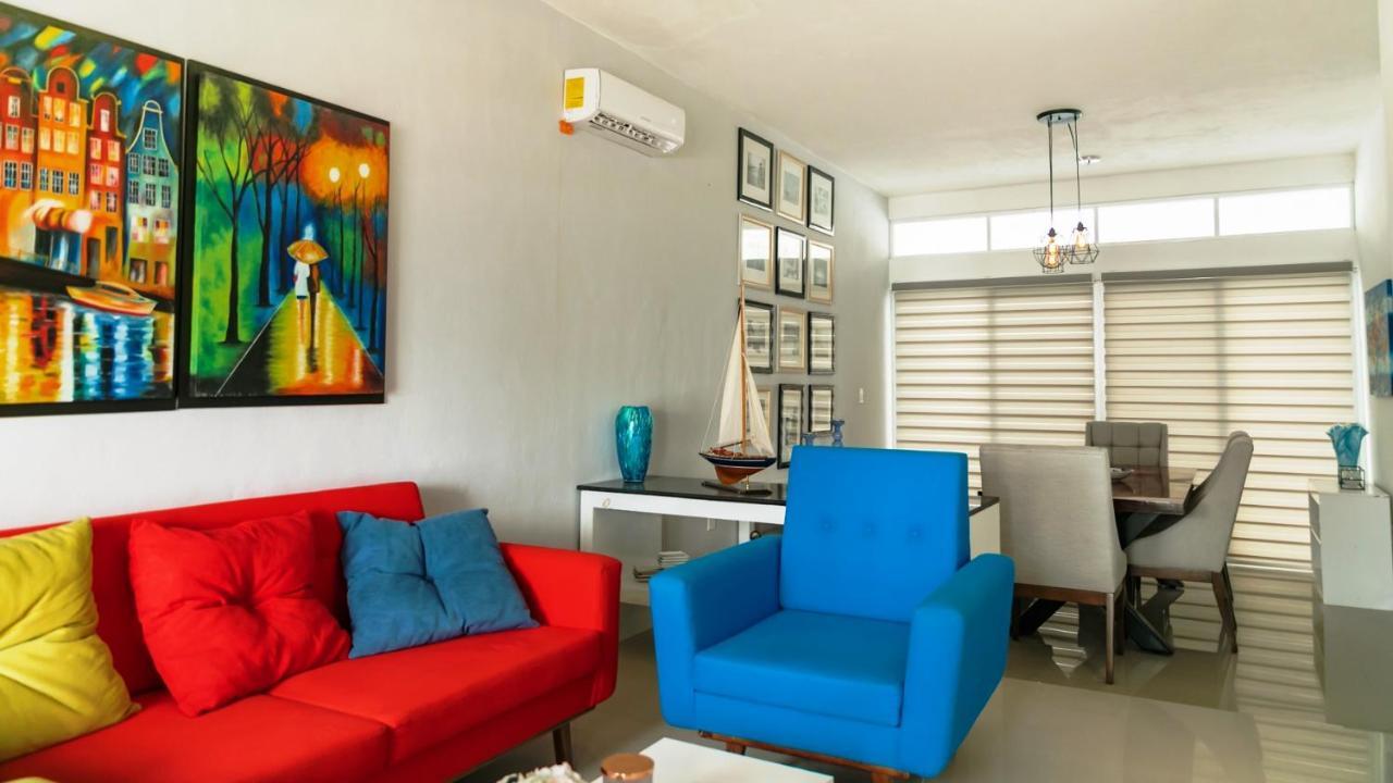 Confortable Casa En Cozumel, Condominio Con Vista Al Mar # 10 المظهر الخارجي الصورة