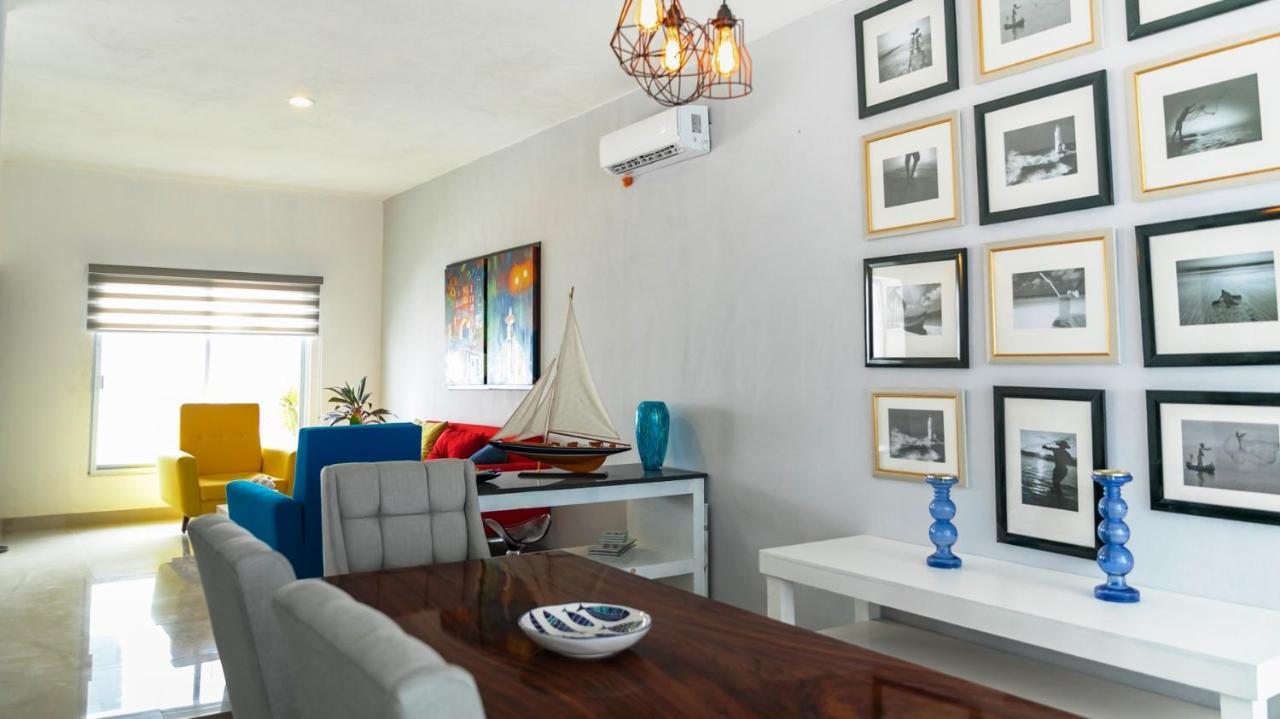 Confortable Casa En Cozumel, Condominio Con Vista Al Mar # 10 المظهر الخارجي الصورة