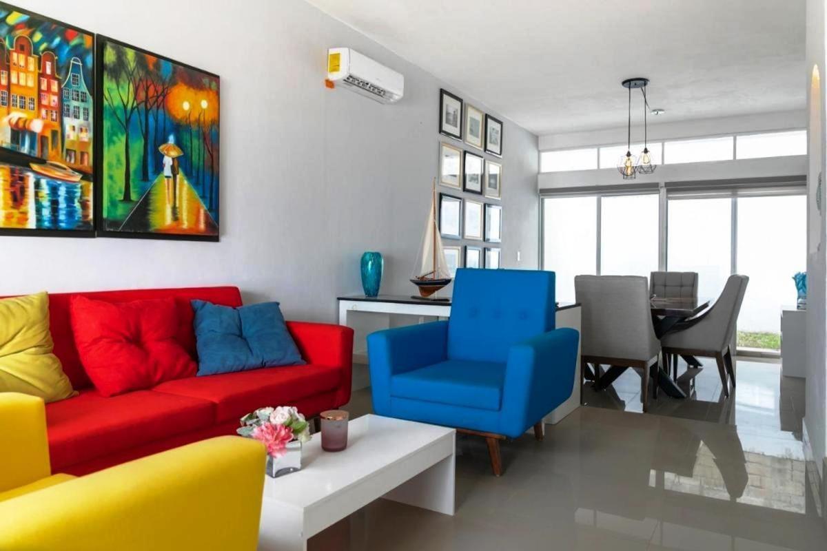 Confortable Casa En Cozumel, Condominio Con Vista Al Mar # 10 المظهر الخارجي الصورة
